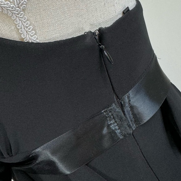 Vintage Cache Ruffle Babydoll Cocktail Dress Size 4 Y2K Prom Party Evening - Picture 12 of 15